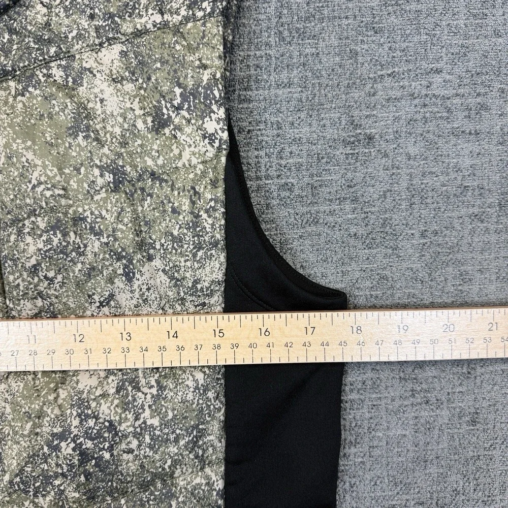 Smartwool Vest Mens Small Green‎ Camo Full Zip Wool Outdoor Hunting Smartloft